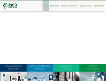 Tablet Screenshot of infomediaservice.com